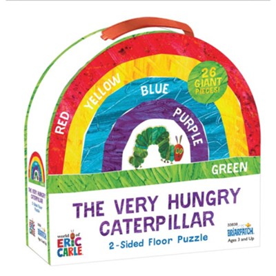 University Games Very Hungry Caterpillar 2-sided Floor Puzzle