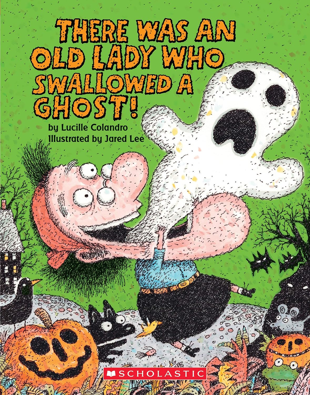 There Was An Old Lady Who Swallowed A Ghost! Board Book
