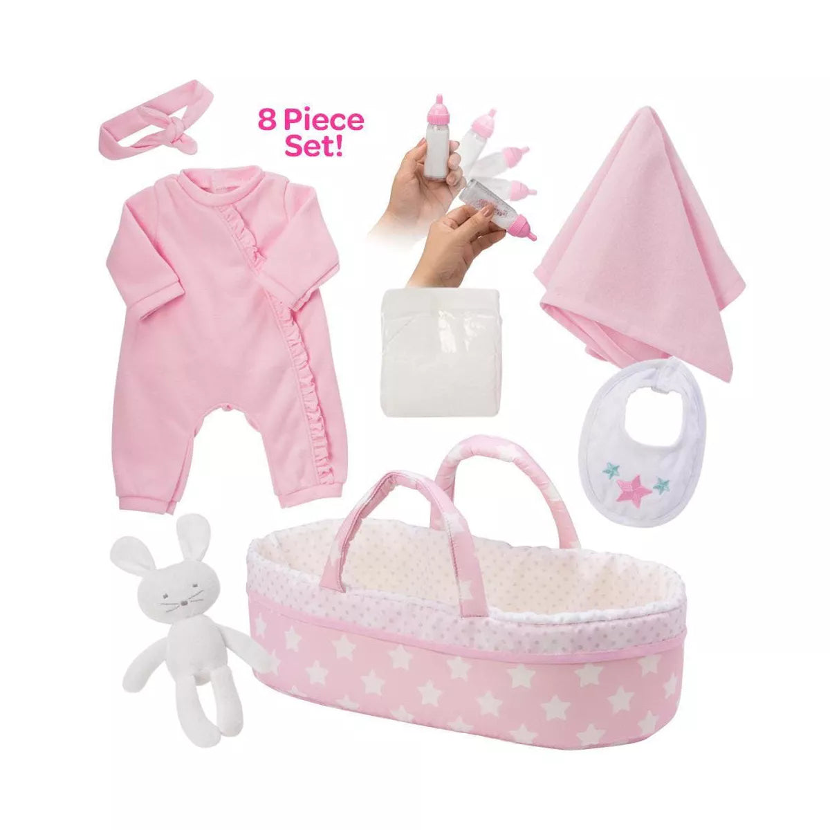 Adora Adoption Baby Doll Accessories & Bunny Toy Set - It's a Girl!-ADORA PLAY-Little Giant Kidz