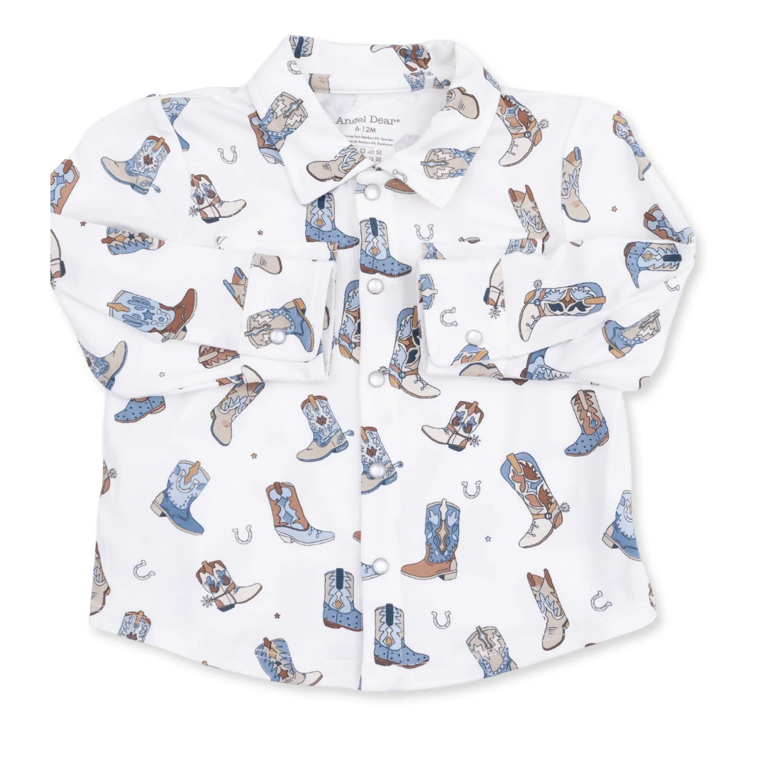 Angel Dear Buckaroo Boots - The Hank Shirt-Angel Dear-Little Giant Kidz