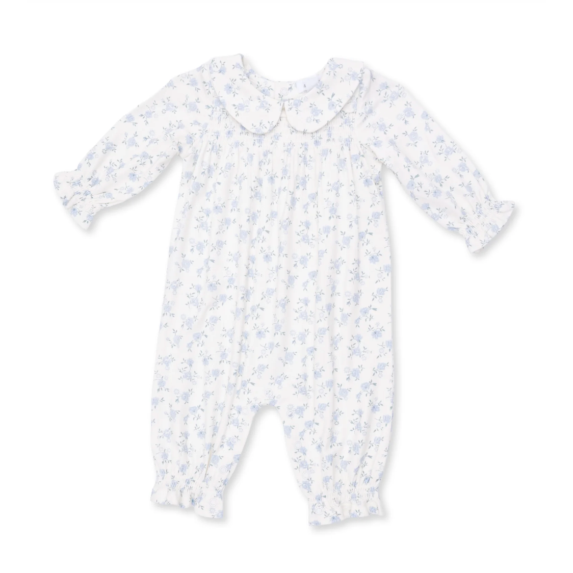 Angel Dear Rose Briar - Smocked Long Sleeve Romper-Angel Dear-Little Giant Kidz