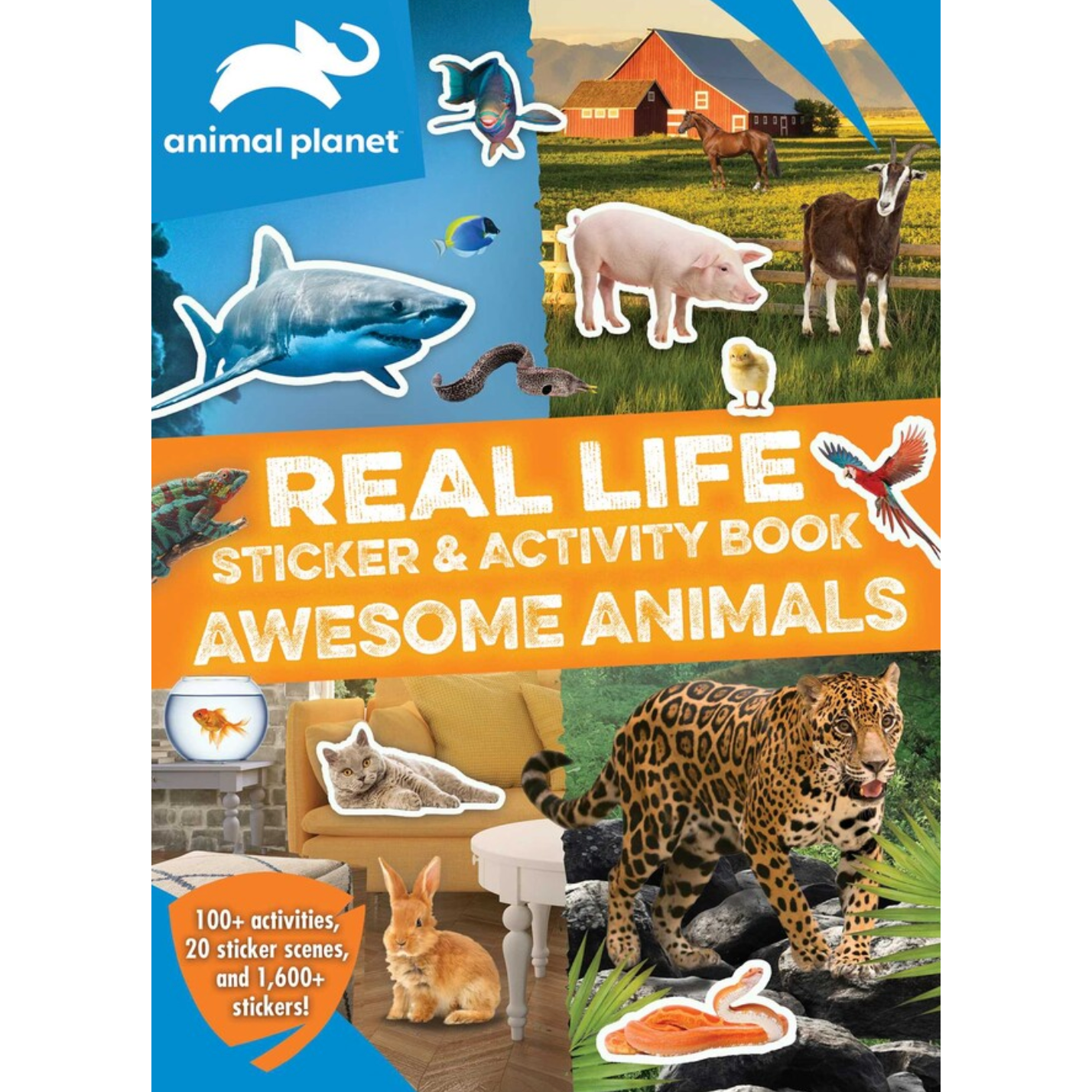 Animal Planet: Real Life Sticker And Activity Book-SIMON & SCHUSTER-Little Giant Kidz