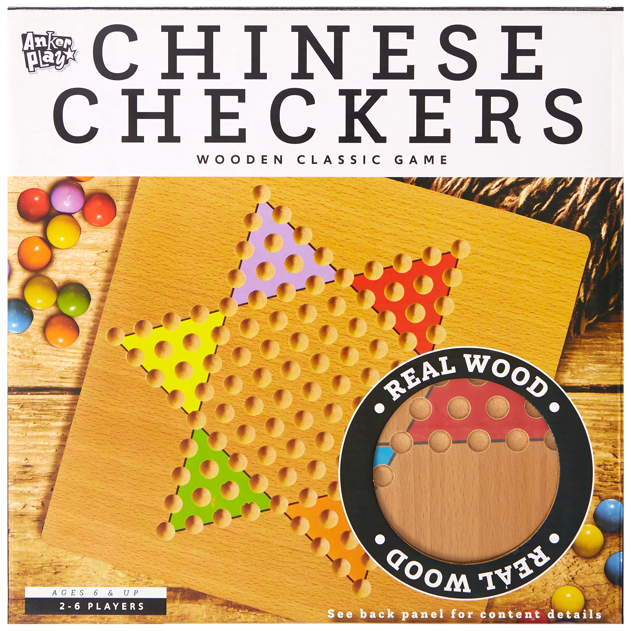 Anker Play Chinese Checkers Classic Board Game-Anker Play Products-Little Giant Kidz