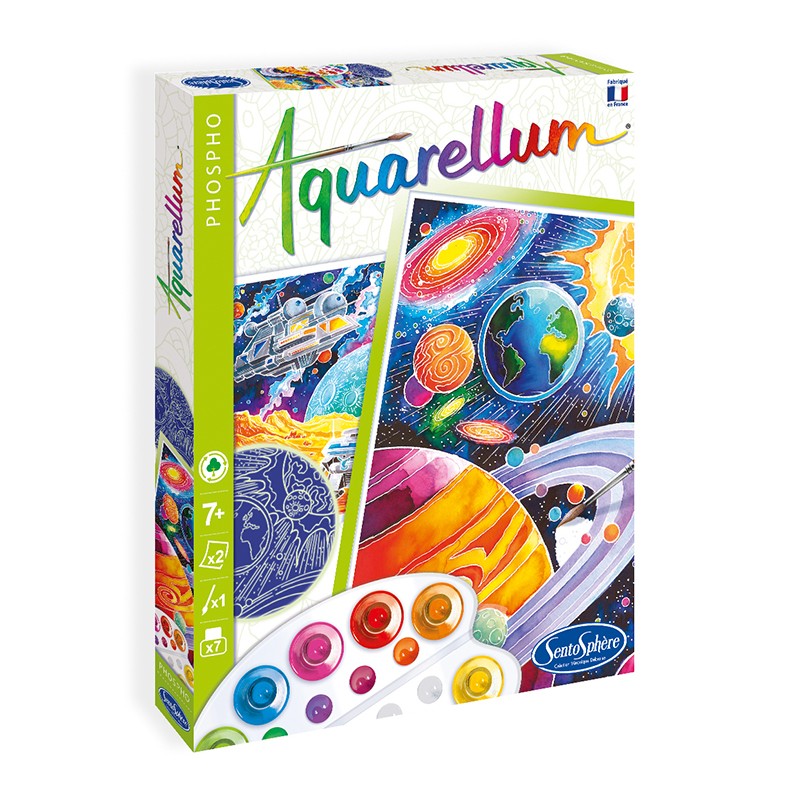Aquarellum Phospho Cosmos Watercolor Paint Set (7+)