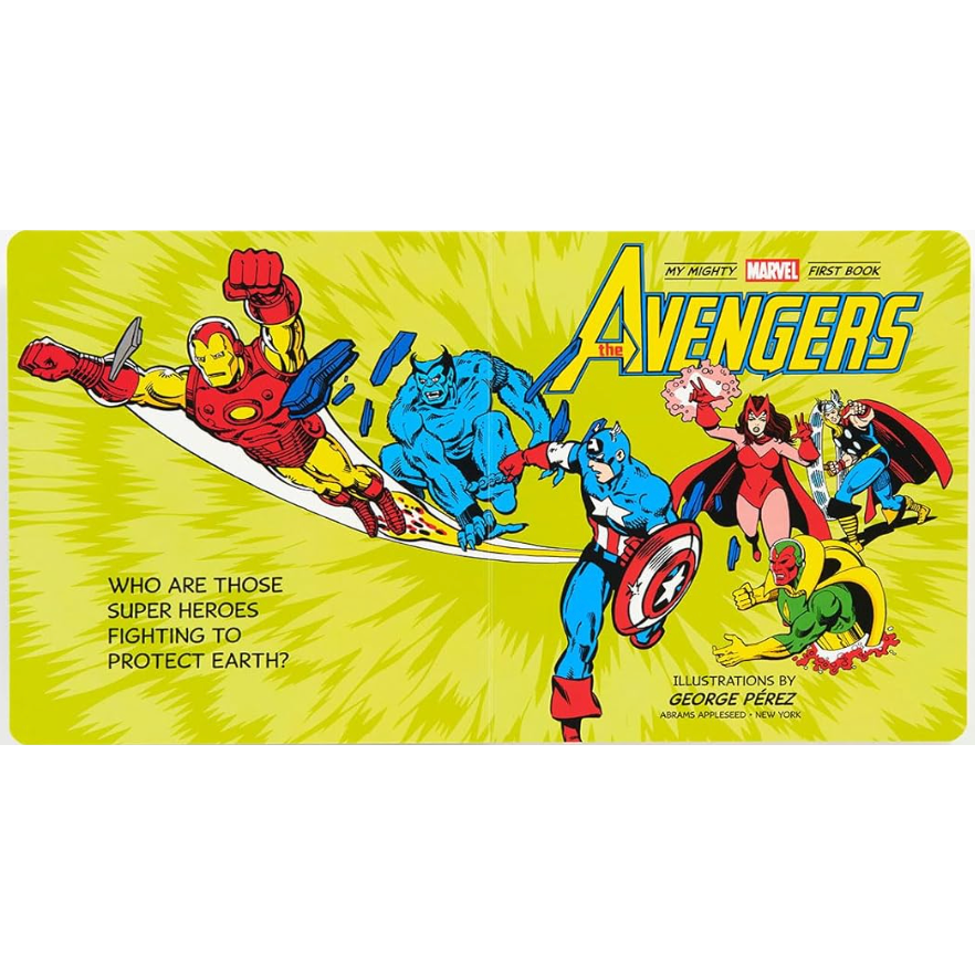 Avengers: My Mighty Marvel First Book ( Board Book)-ABRAMS BOOKS-Little Giant Kidz