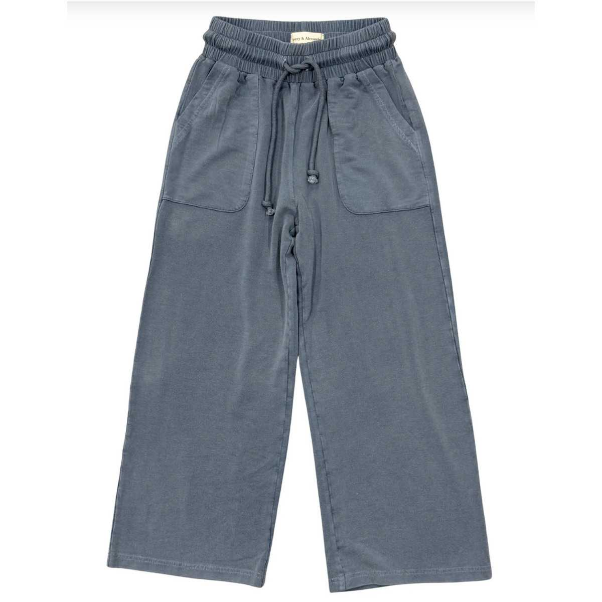 Avery & Alexander Girls Acid Wash Comfy Pant in Shingles-Baby Sprouts-Little Giant Kidz