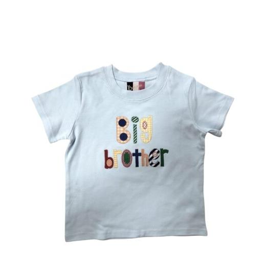 BANANA SPLIT Big Brother Applique T-Shirt-BANANA SPLIT-Little Giant Kidz