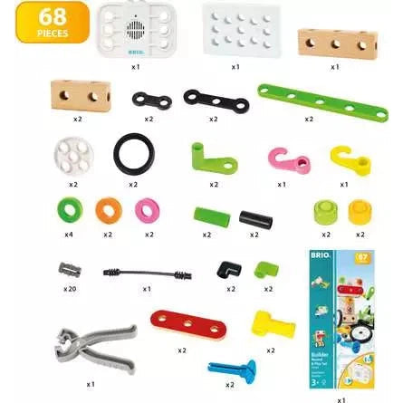 BRIO Builder Record & Play Set - 68 Pieces-BRIO-Little Giant Kidz
