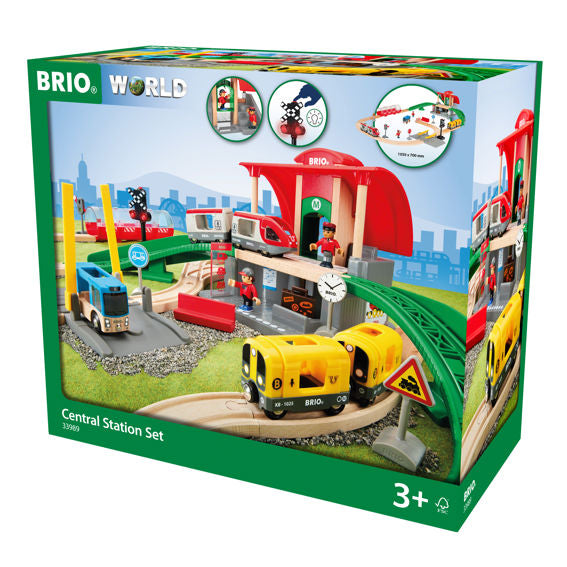 BRIO Central Station Set-BRIO-Little Giant Kidz