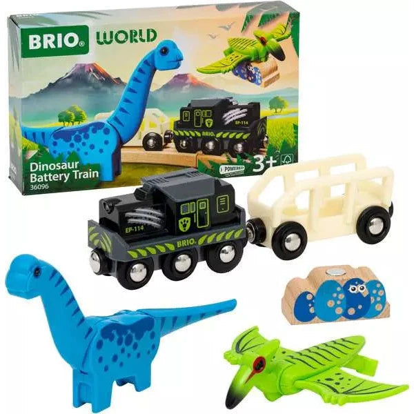 BRIO Dinosaur Battery Train-BRIO-Little Giant Kidz
