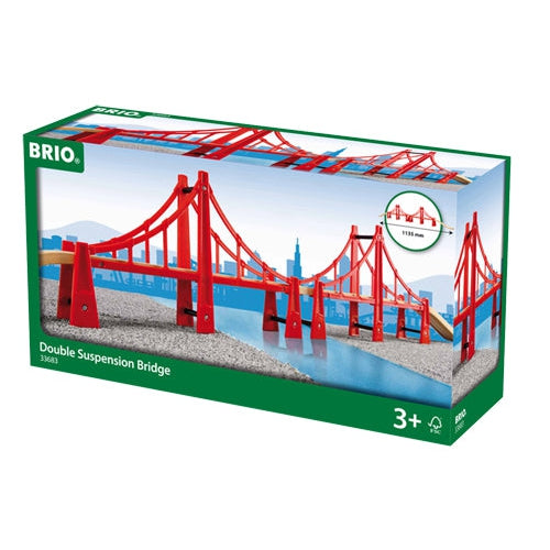 BRIO Double Suspension Bridge-BRIO-Little Giant Kidz