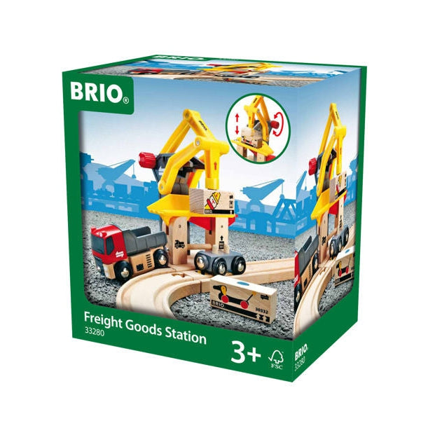 BRIO Freight Goods Station-BRIO-Little Giant Kidz