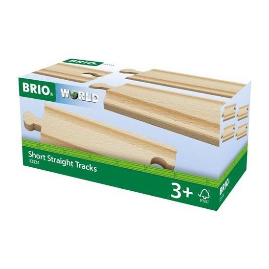 BRIO Short Straight Tracks-BRIO-Little Giant Kidz