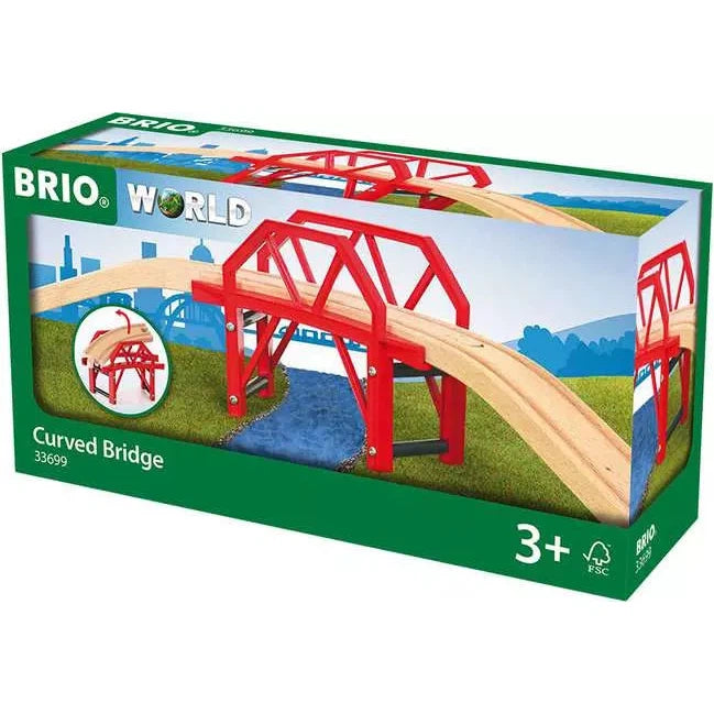 BRIO World Curved Bridge-BRIO-Little Giant Kidz