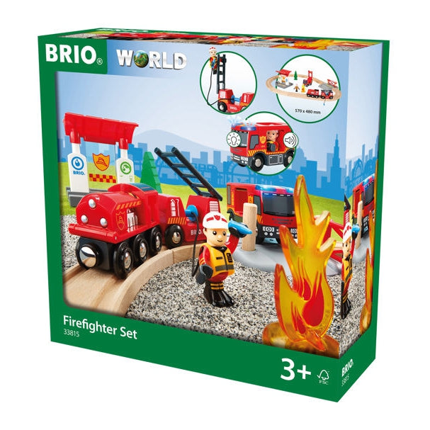 BRIO World Firefighter Rescue Set-BRIO-Little Giant Kidz