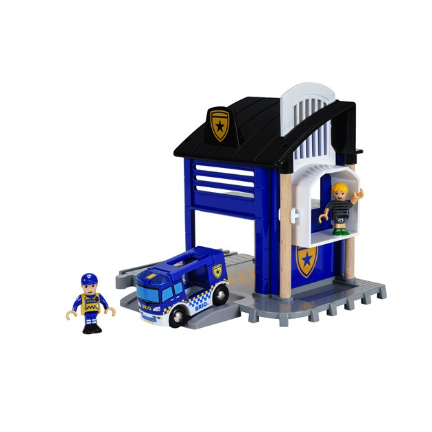 BRIO World Police Station-BRIO-Little Giant Kidz