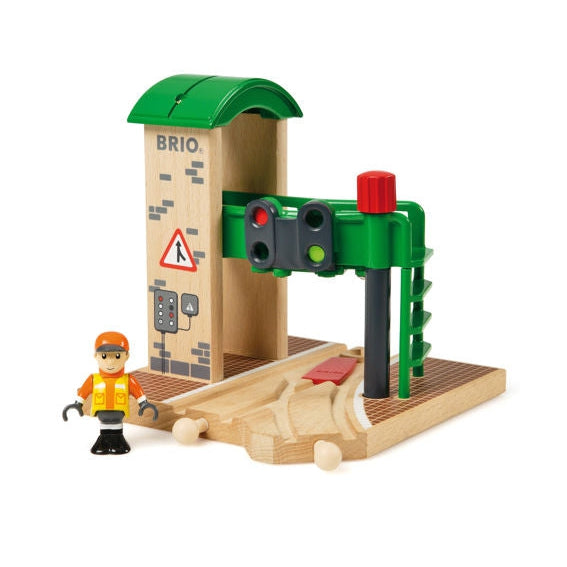 BRIO World Signal Station & Figure-BRIO-Little Giant Kidz