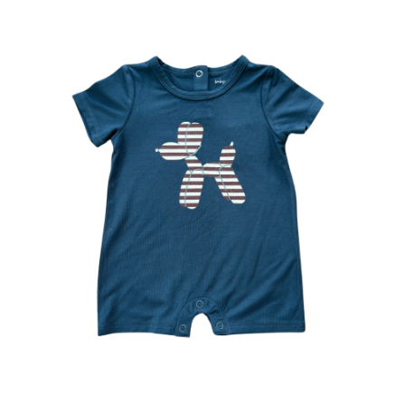 Baby Sprouts American Balloon Dog Tee Romper-Baby Sprouts-Little Giant Kidz