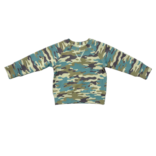 Baby Sprouts Boy'S Raglan Sweatshirt Camouflage-Baby Sprouts-Little Giant Kidz