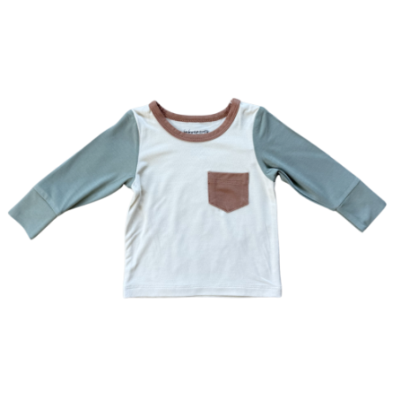 Baby Sprouts Boys Colorblock Pocket Shirt-Baby Sprouts-Little Giant Kidz