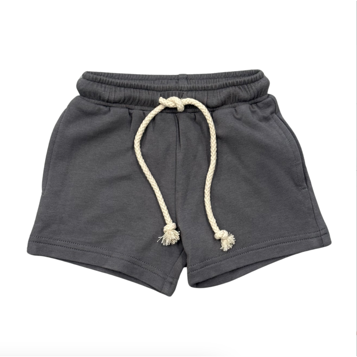 Baby Sprouts Boy's Everyday Shorts- Smoke-Baby Sprouts-Little Giant Kidz