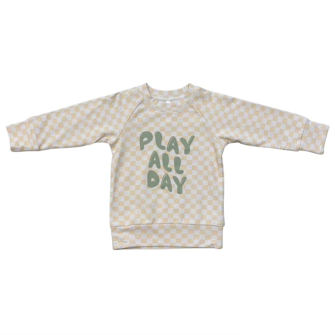Baby Sprouts Boy's Raglan Sweatshirt- Play All Day-Baby Sprouts-Little Giant Kidz