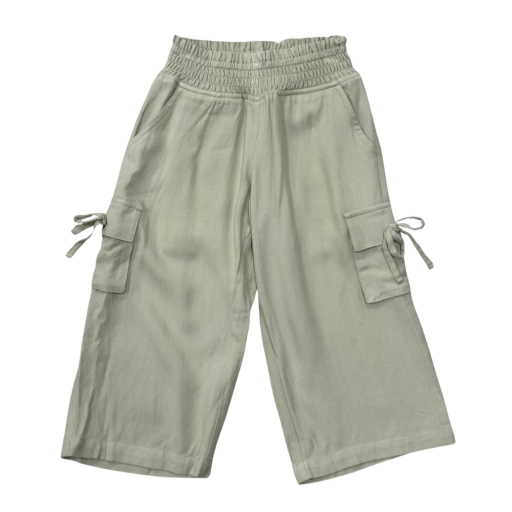 Baby Sprouts Girl'S Wide Leg Cargo Pant Sage-Baby Sprouts-Little Giant Kidz