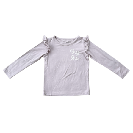 Baby Sprouts Girls Long Sleeve Ruffle Top - Lavender Cloud-Baby Sprouts-Little Giant Kidz