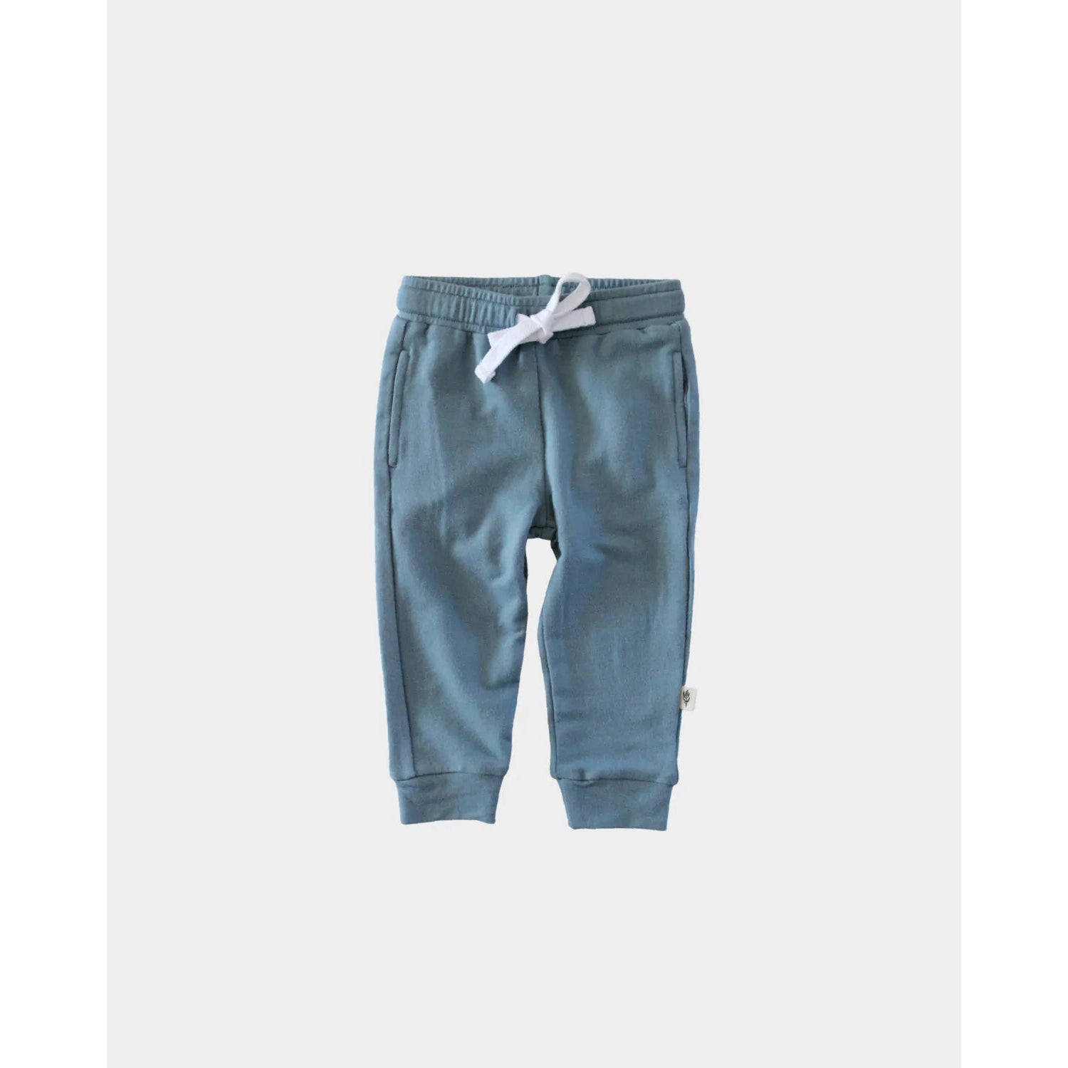 Baby Sprouts Slate Blue Joggers-Baby Sprouts-Little Giant Kidz