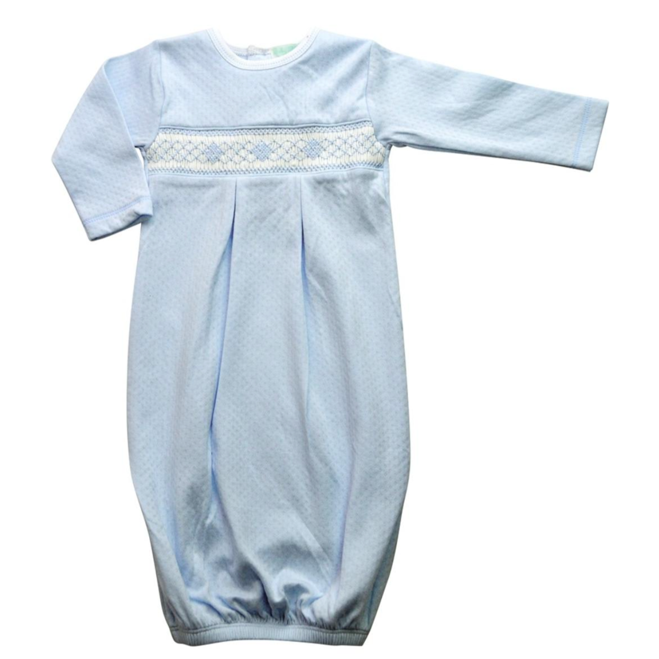 Baby Threads Classic Blue Collection- Sweet Baby Boy Gown-BABY THREADS-Little Giant Kidz