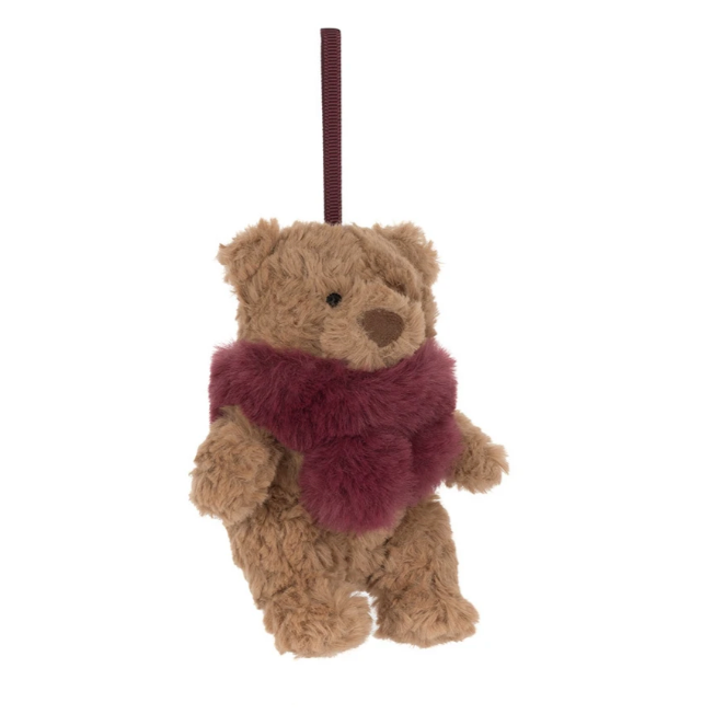 Bartholomew Bear Winter Warmer Decoration-JellyCat-Little Giant Kidz