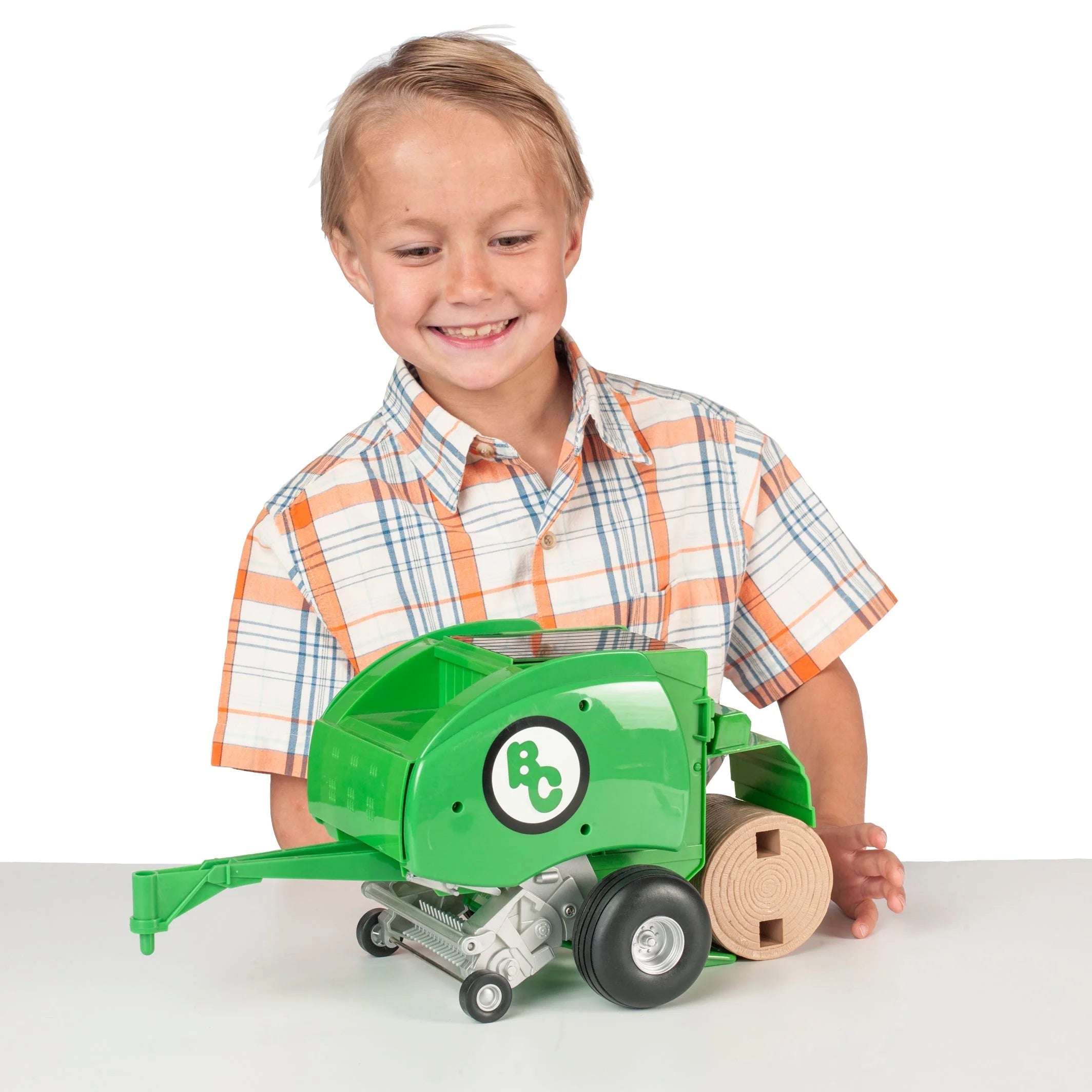 Big Country Toys Hay Baler - Green-BIG COUNTRY TOYS-Little Giant Kidz