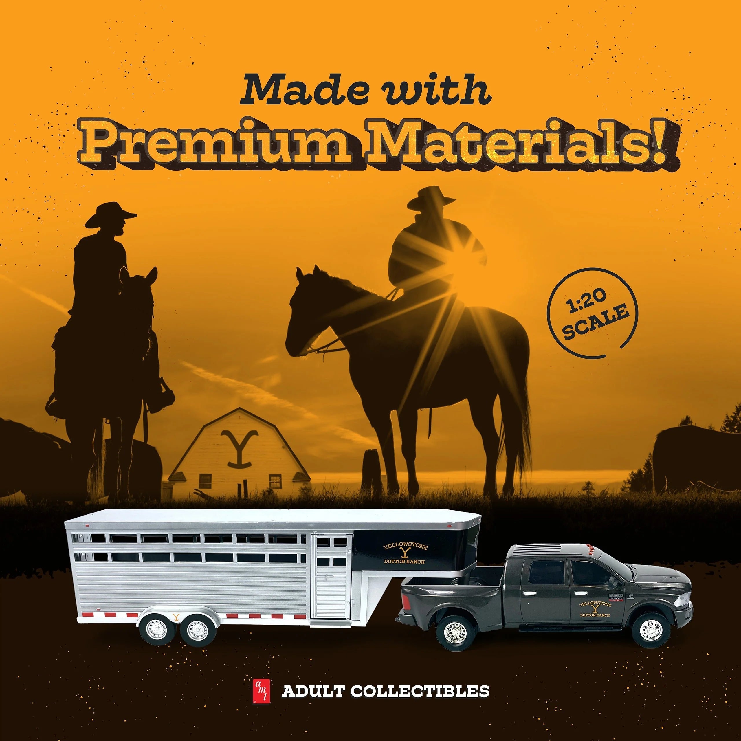 Big Country Toys Yellowstone Adult Collectible - Dutton Ranch Horse Trailer-BIG COUNTRY TOYS-Little Giant Kidz