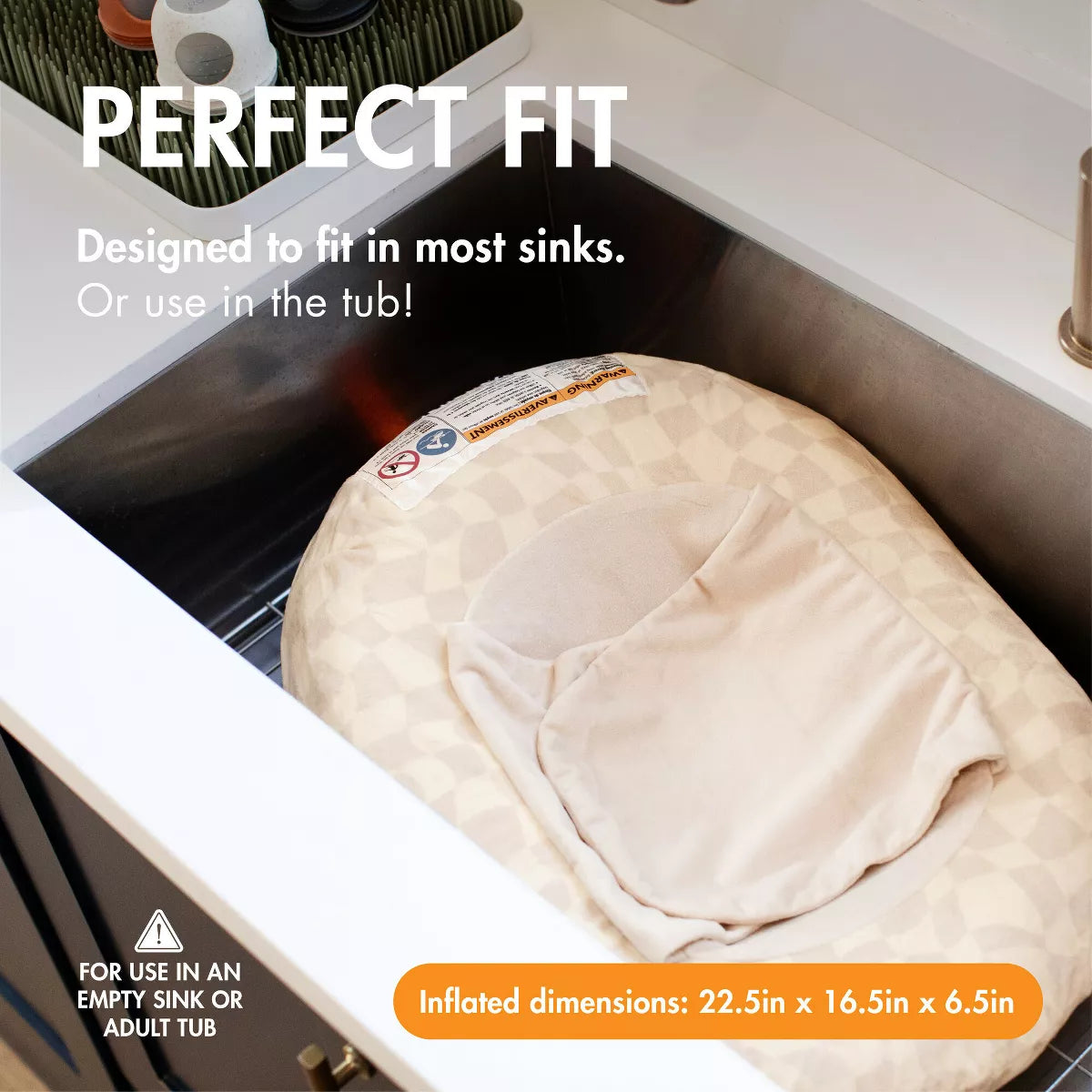 Boon PUFF+ Inflatable Bather with Wings for Baby-BOON-Little Giant Kidz