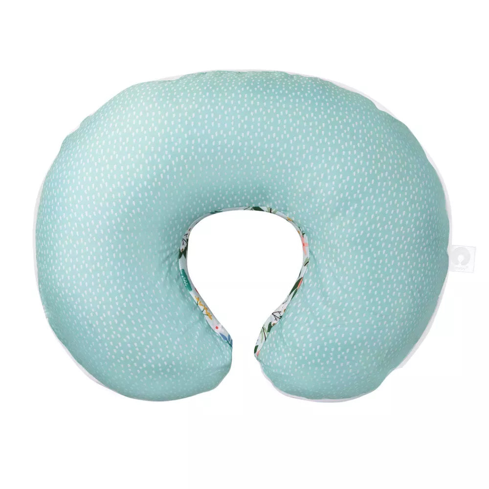 Boppy Premium Original Support Cover - Mint Flower Shower-BOPPY-Little Giant Kidz