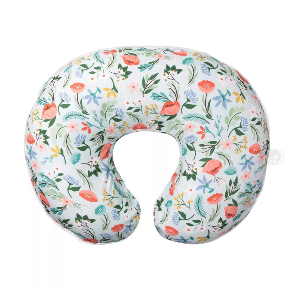 Boppy Premium Original Support Cover - Mint Flower Shower-BOPPY-Little Giant Kidz