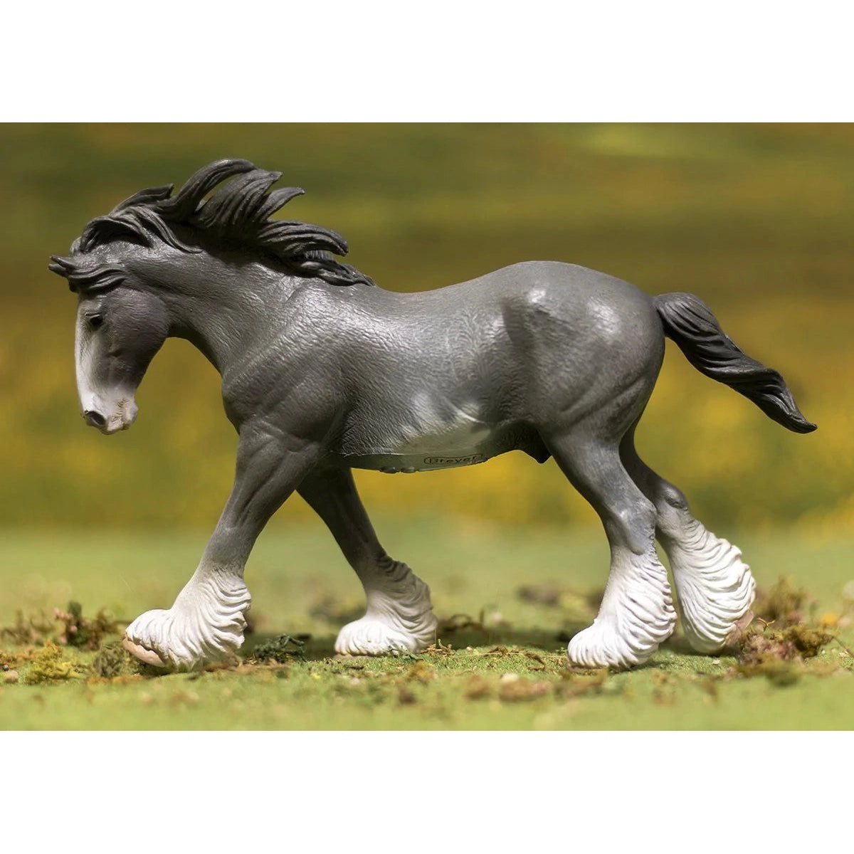 Breyer by CollectA Black Sabino Roan Clydesdale Stallion-BREYER-Little Giant Kidz