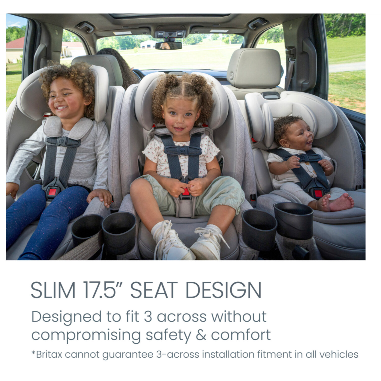 Britax® Britax One4Life Slim All-in-One Car Seat - Parchment-BRITAX-Little Giant Kidz
