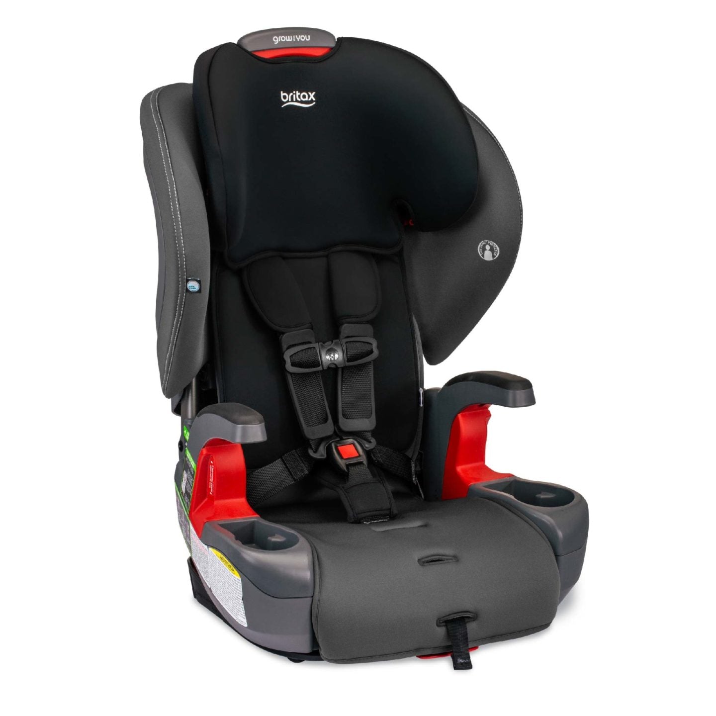 Britax Grow With You Harness-2-Booster - Mod Black SafeWash-BRITAX-Little Giant Kidz