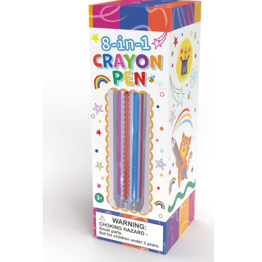 Buddy & Barney 8-in-1 Crayon Pen-Buddy & Barney-Little Giant Kidz