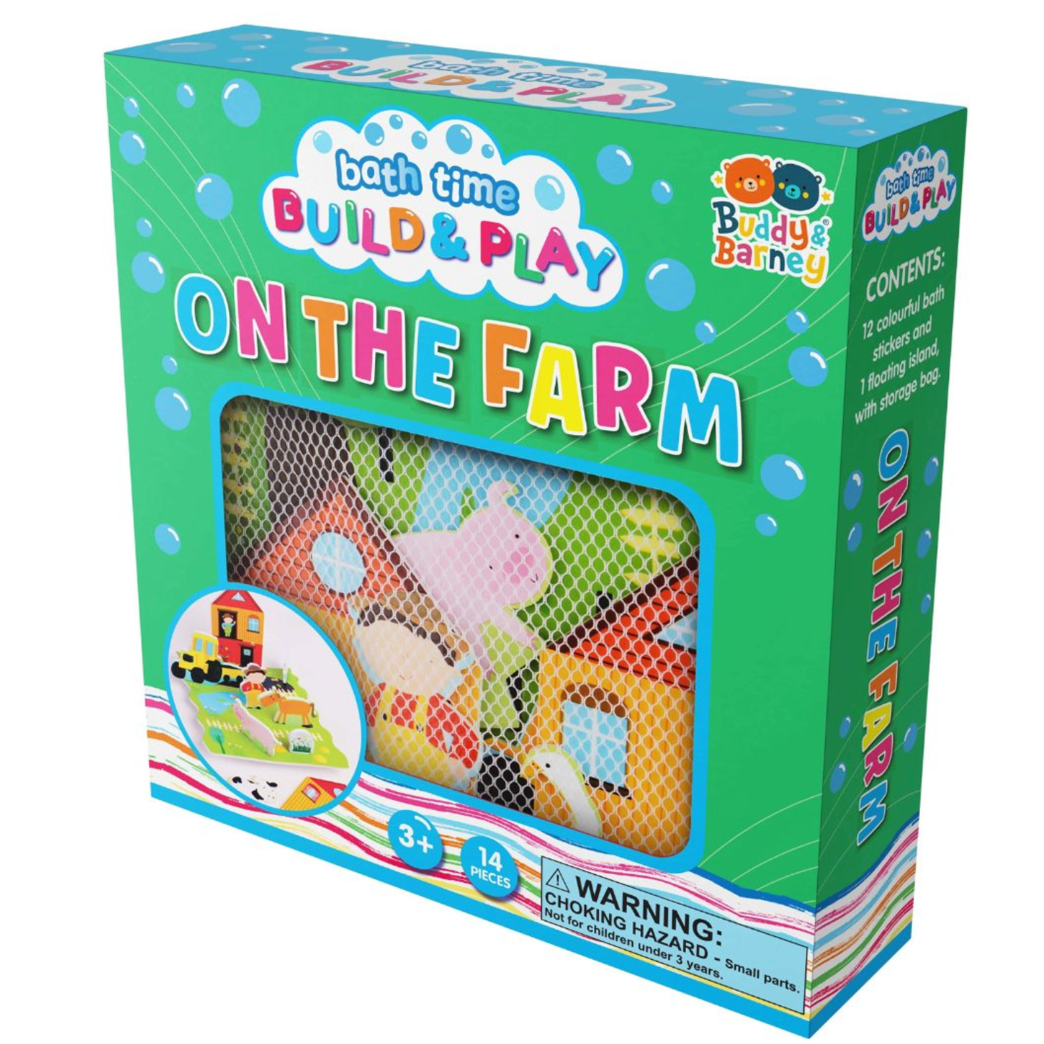 Buddy & Barney Bath Time Stickers - On The Farm-Buddy & Barney-Little Giant Kidz