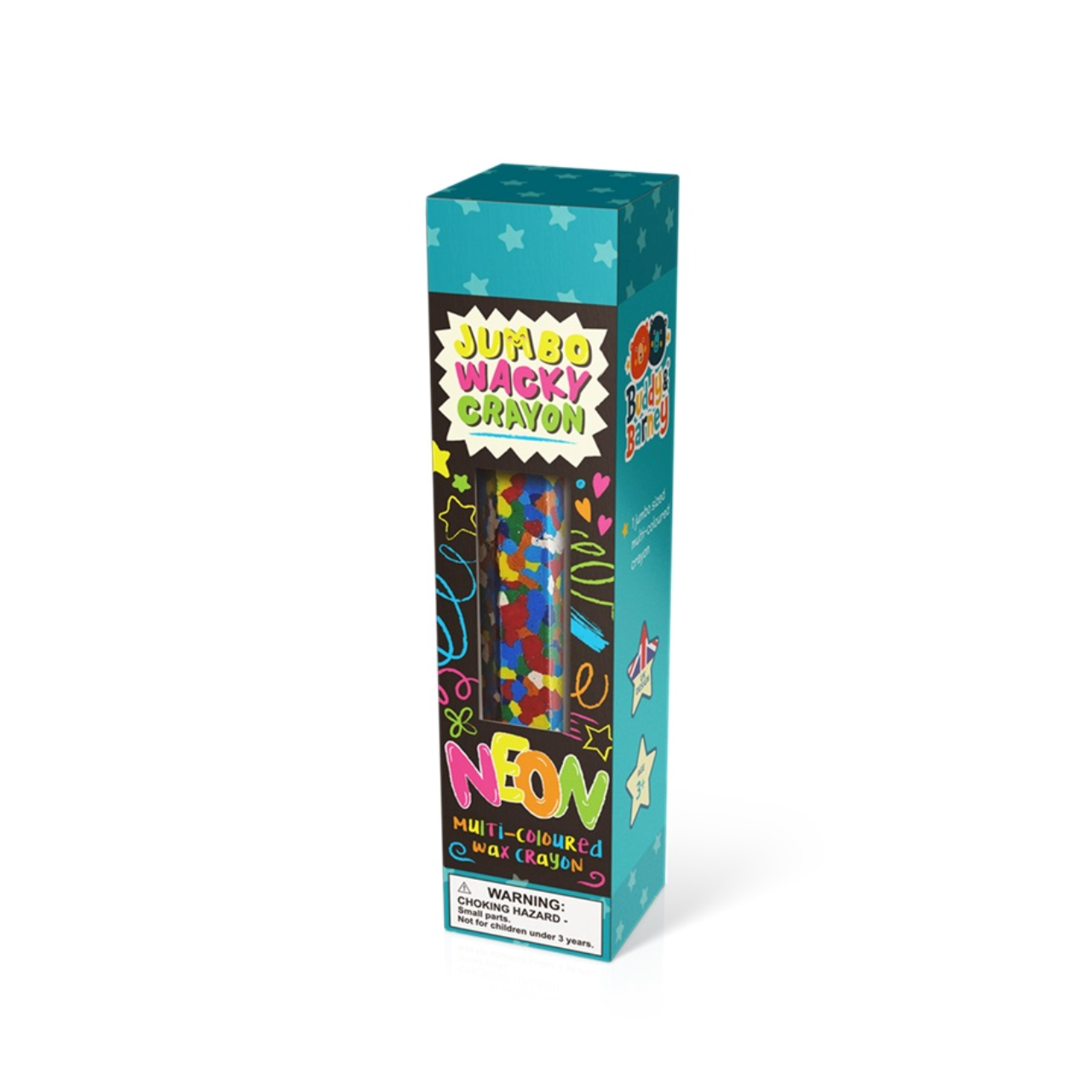 Buddy & Barney Wacky Jumbo Crayon - Neon-Buddy & Barney-Little Giant Kidz