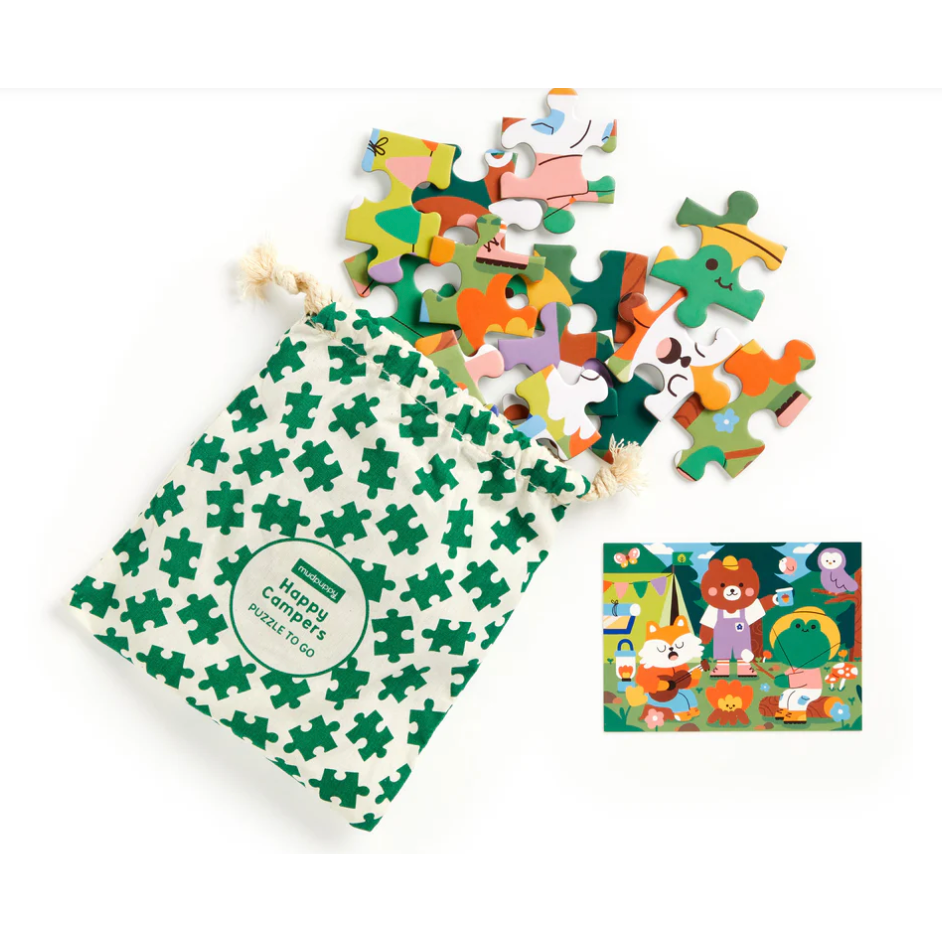 CHRONICLE BOOKS Puzzle 36 To Go Happy Campers-CHRONICLE BOOKS-Little Giant Kidz
