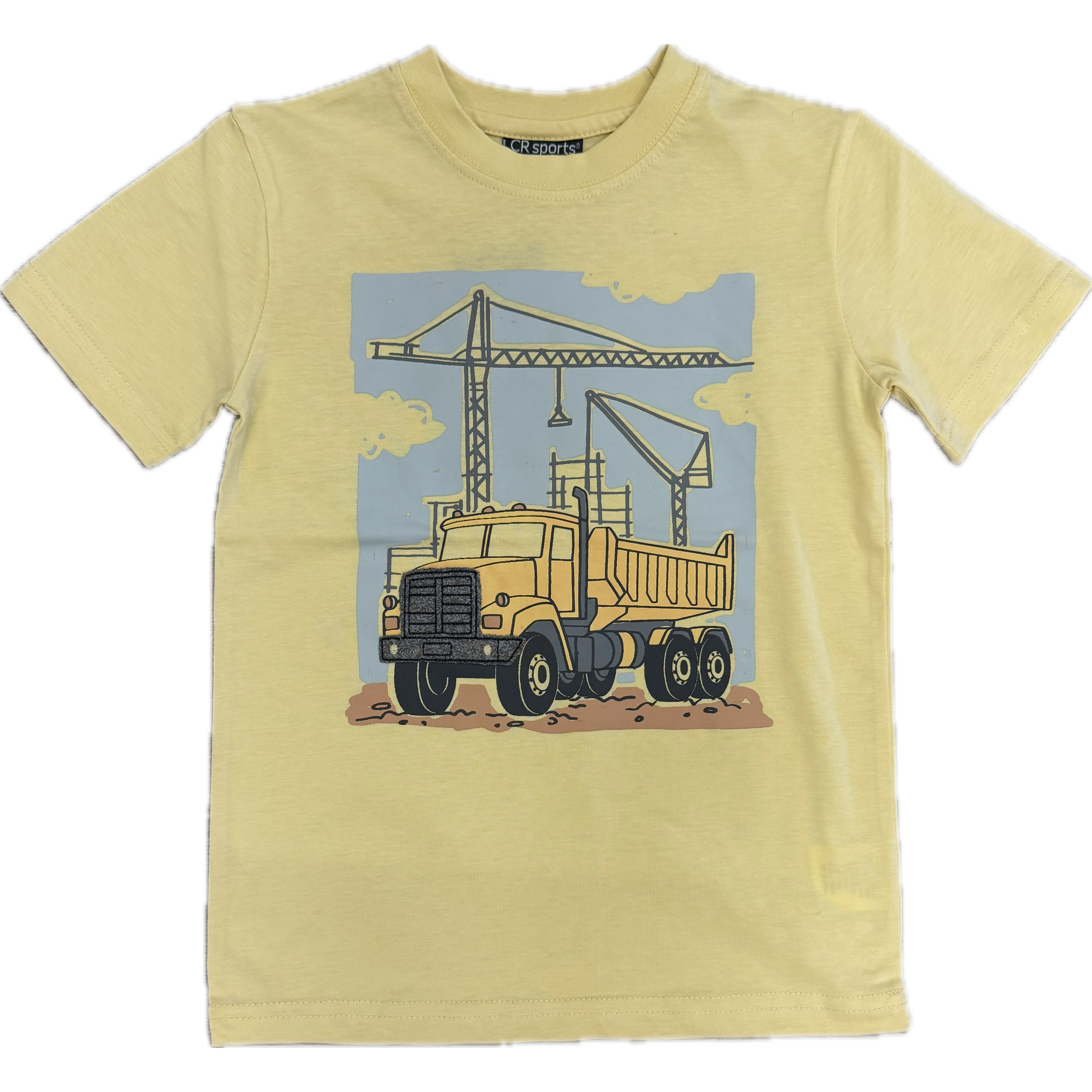 CR Sports Boys Dump Truck T-Shirt-CR SPORTS-Little Giant Kidz