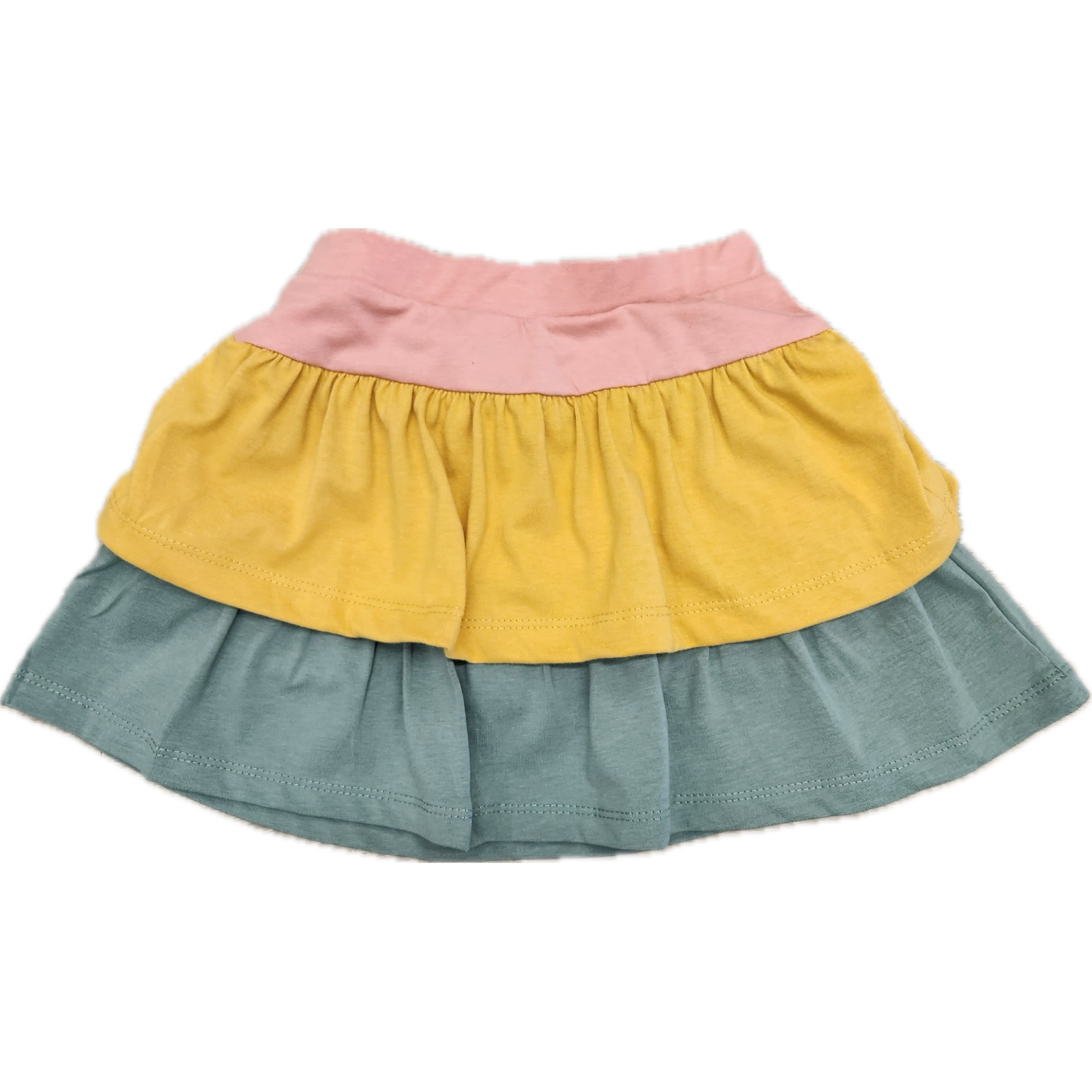 CR Sports Girls Sunset Tier Ruffle Skort-CR SPORTS-Little Giant Kidz