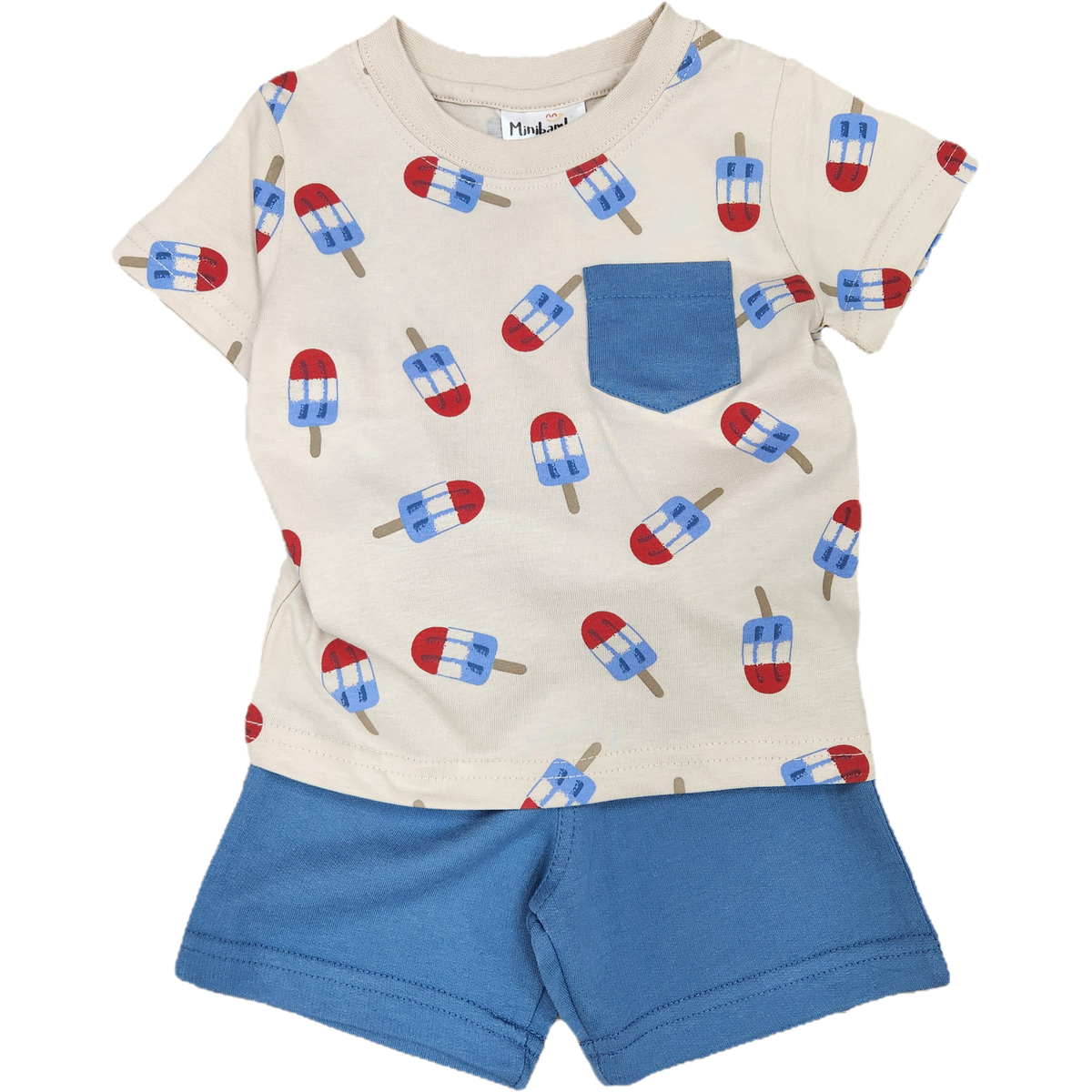 CR Sports Popsicle Print Top with Shorts-CR SPORTS-Little Giant Kidz