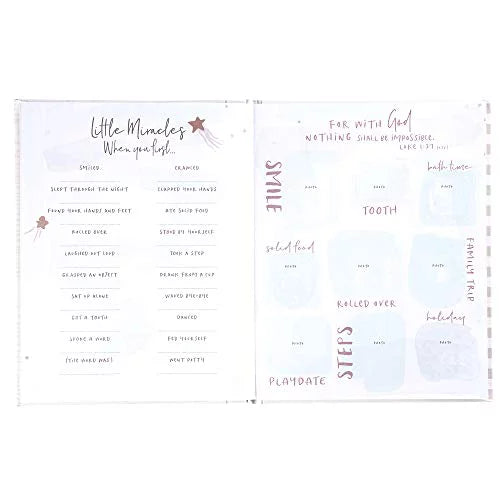 C.R. Gibson Baby Memory Book - Little Blessing From Heaven Above-CR GIBSON-Little Giant Kidz