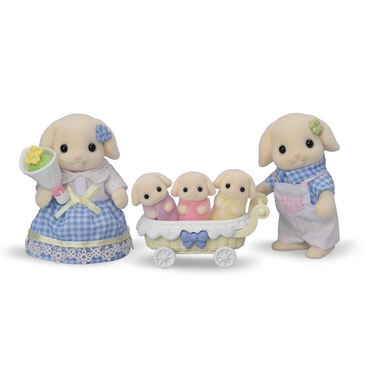 Calico Critters Flora Rabbit Family-EPOCH Everlasting Play-Little Giant Kidz