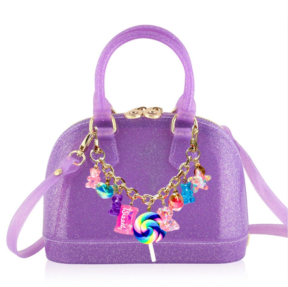 Carrying Kind Cate Purse- Candy Crush 2026 Purple Sparkle-Carrying Kind-Little Giant Kidz