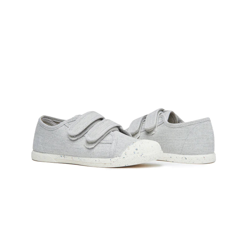 Children Chic ECO-Friendly Canvas Sneaker in Grey-Children Chic-Little Giant Kidz